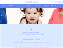 Tablet Screenshot of musictogetheratkiddiekorner.com
